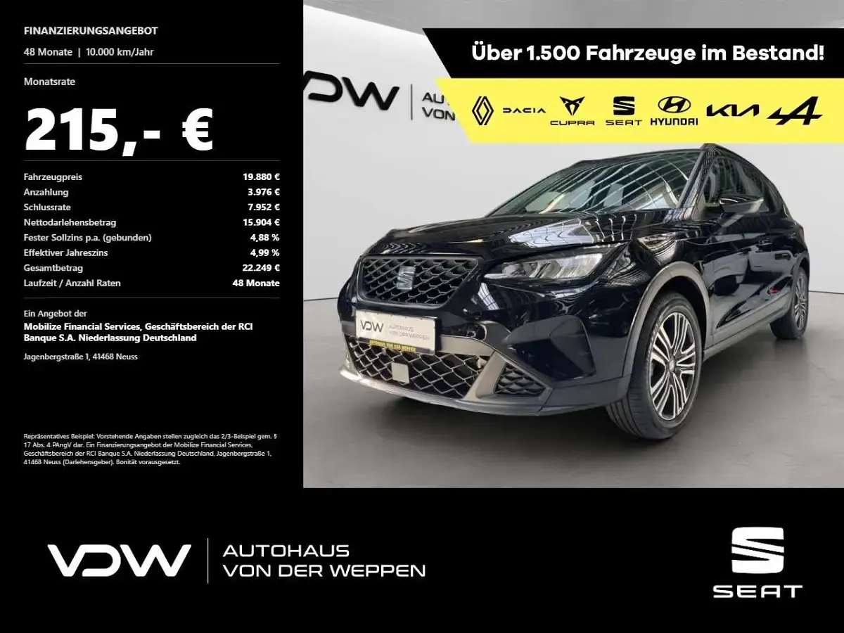Gebraucht Seat Arona Style 110 PS (80 kW) 2024 SUV