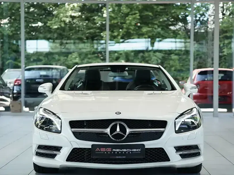 Gebraucht Mercedes SL350 AMG line 306 PS (225 kW) 2013 Weiß Cabrio