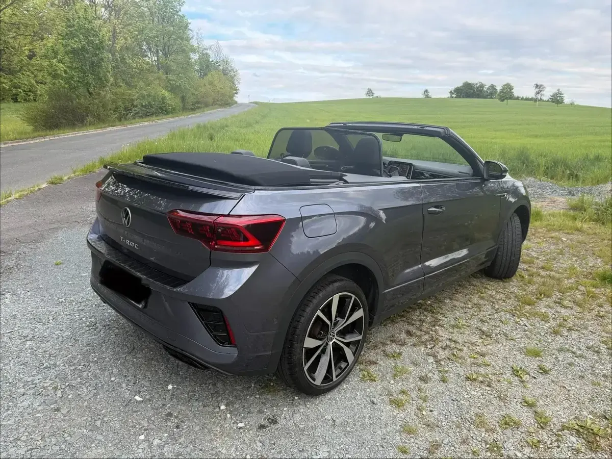Gebraucht VW T-Roc Cabriolet R-line 150 PS (110 kW) 2022 Grau Cabrio