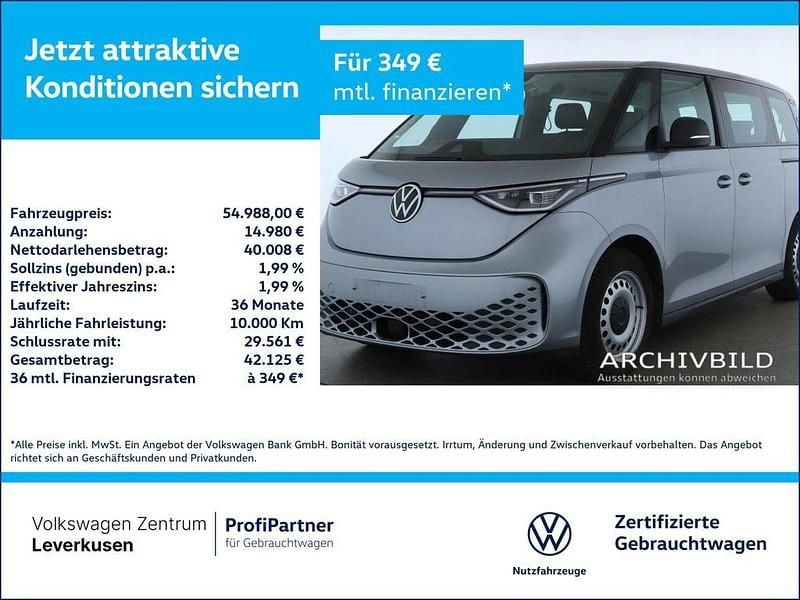 Gebraucht VW ID. Buzz Pro 210 kW (286 PS) 2025 Silber Van / Kleinbus