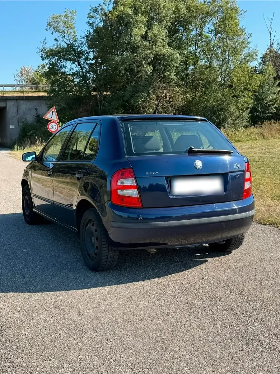 Gebraucht Skoda Fabia 75 PS (55 kW) 2003 Blau Limousine