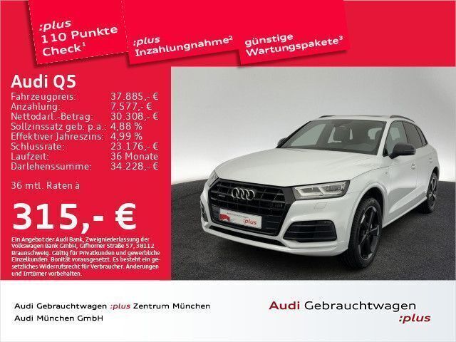 Gletscherweiß metallic Gebraucht 2021 Audi Q5 Sport SUV | 40.112 € (Etwas zu teuer) - Bild 1/2