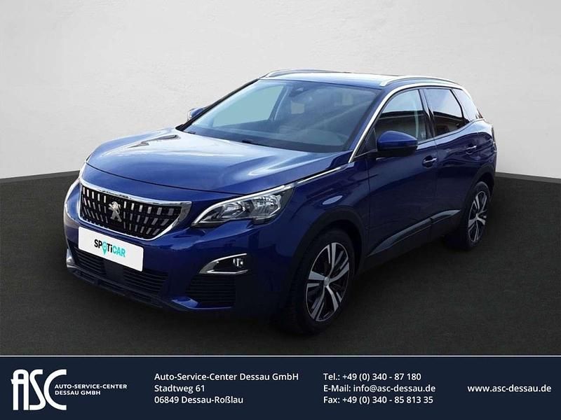 Blau Gebraucht 2018 Peugeot 3008 Active SUV | 18.499 € (Teuer) - Bild 1/4
