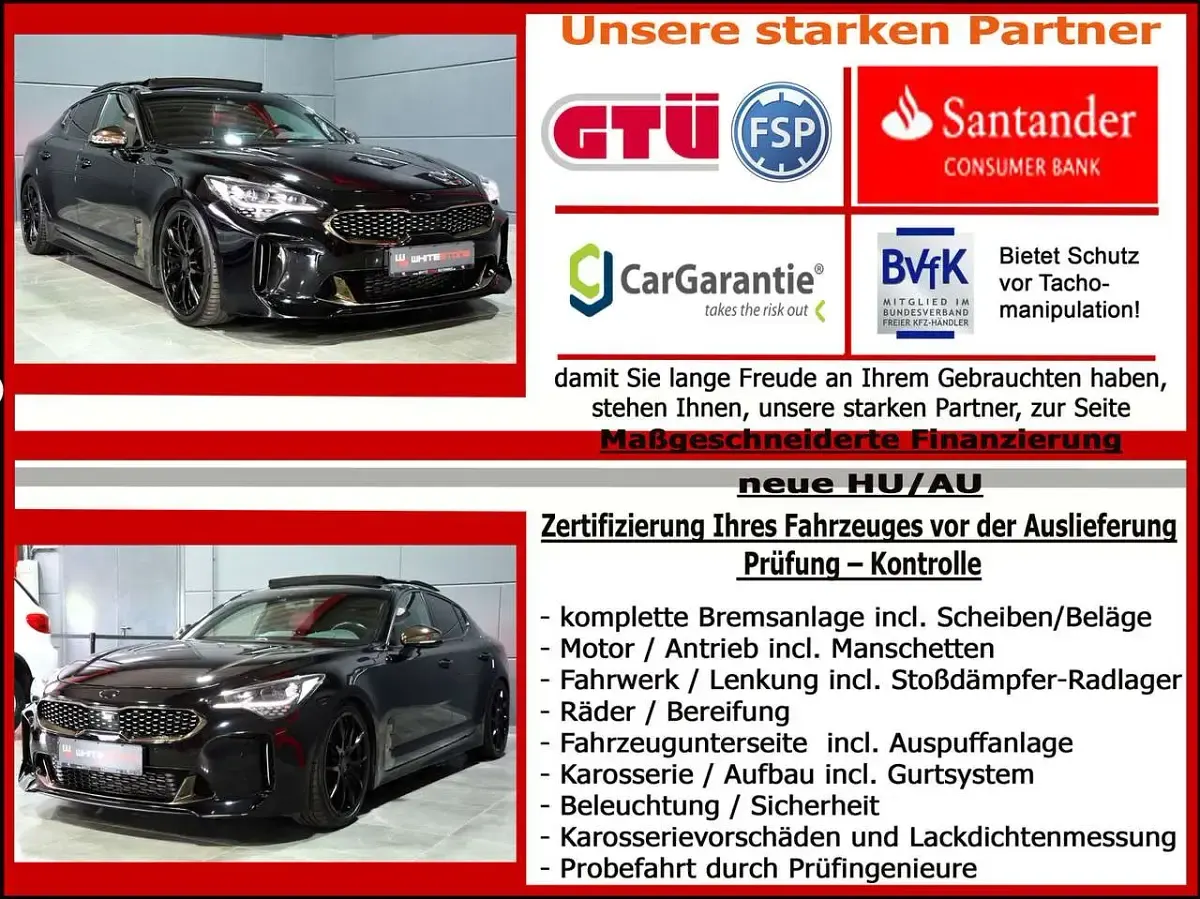 Gebraucht Kia Stinger GT-Line 200 PS (147 kW) 2018 Aurora black (metallic) Kleinwagen