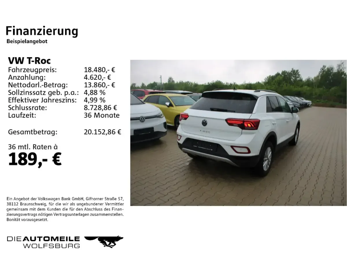 Gebraucht VW T-Roc Life 110 PS (80 kW) 2022 SUV