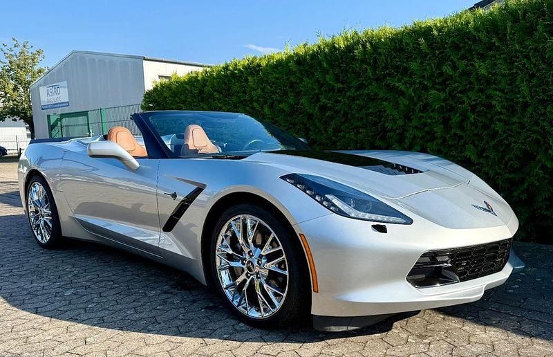 Silber Gebraucht 2015 Corvette Stingray Cabrio | 55.999 € (Superpreis) - Bild 1/4