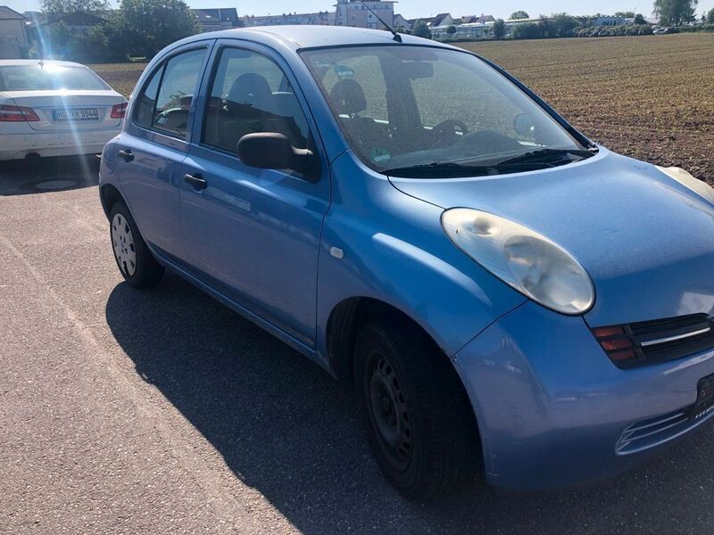 Blau Gebraucht 2003 Nissan Micra Visia Kleinwagen | 1.688 € (Guter Preis) - Bild 1/4