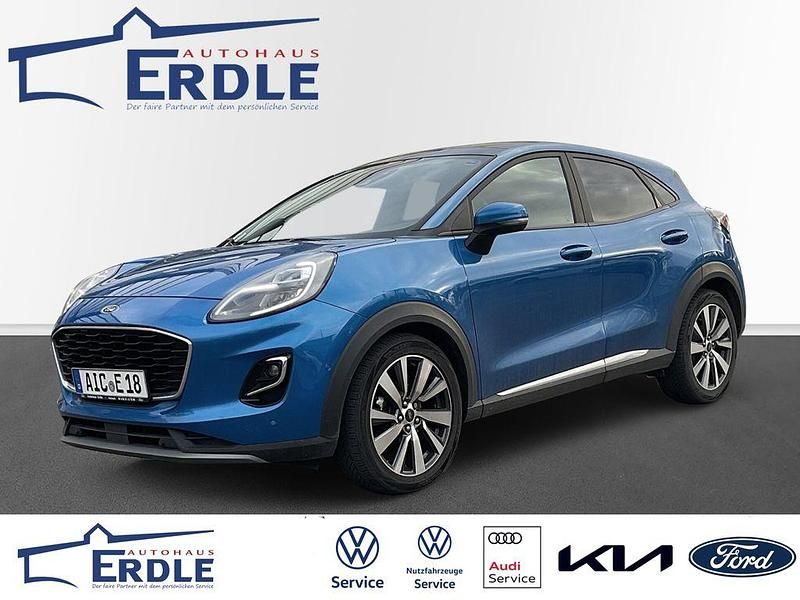 Blau Gebraucht 2022 Ford Puma Titanium X SUV | 19.888 € (Etwas zu teuer) - Bild 1/4