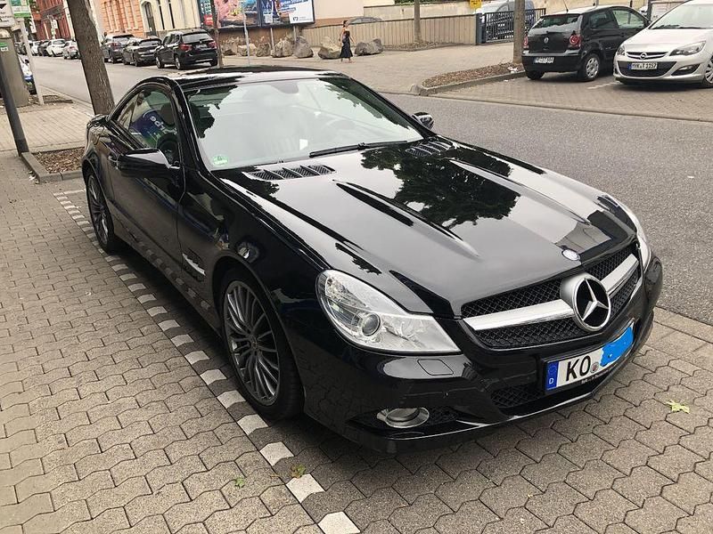 Schwarz Gebraucht 2008 Mercedes SL350 Cabrio | 20.990 € (Superpreis) - Bild 1/4