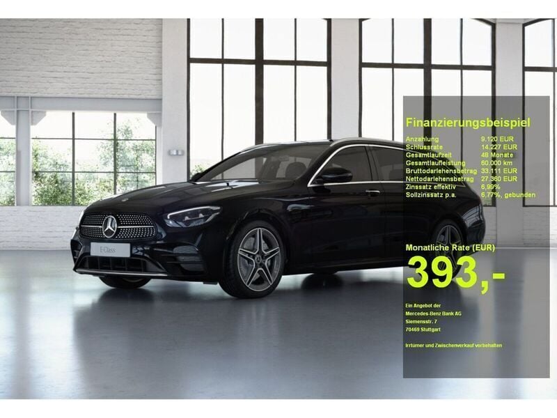 Schwarz Gebraucht 2022 Mercedes E300 AMG Limousine | 36.190 € (Guter Preis) - Bild 1/3