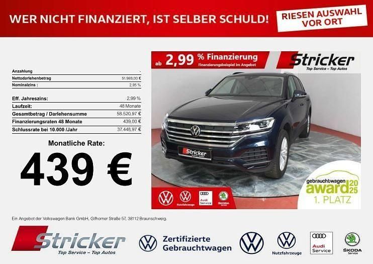 Gebraucht VW Touareg Basis 231 PS (169 kW) 2025 Meloe blue kristalleffekt SUV