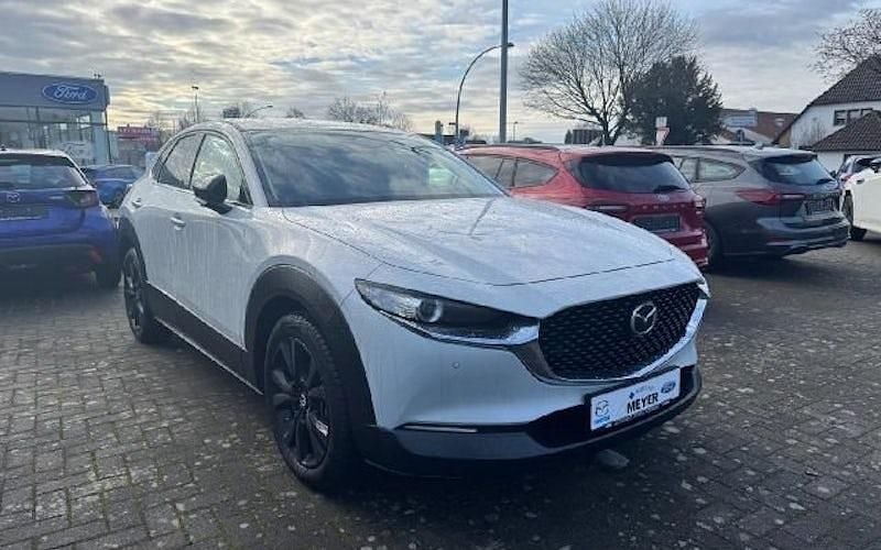 Weiß Gebraucht 2025 Mazda CX-30 Homura-Line SUV | 24.850 € (Superpreis) - Bild 1/3