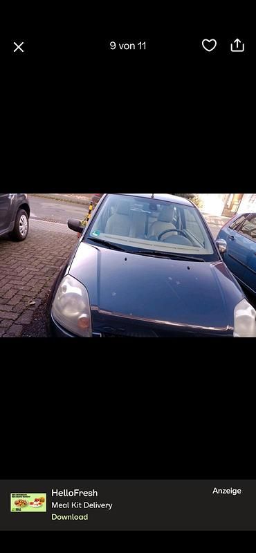 Blau Gebraucht 2006 Ford Fiesta Kleinwagen | 450 € (Guter Preis) - Bild 1/2