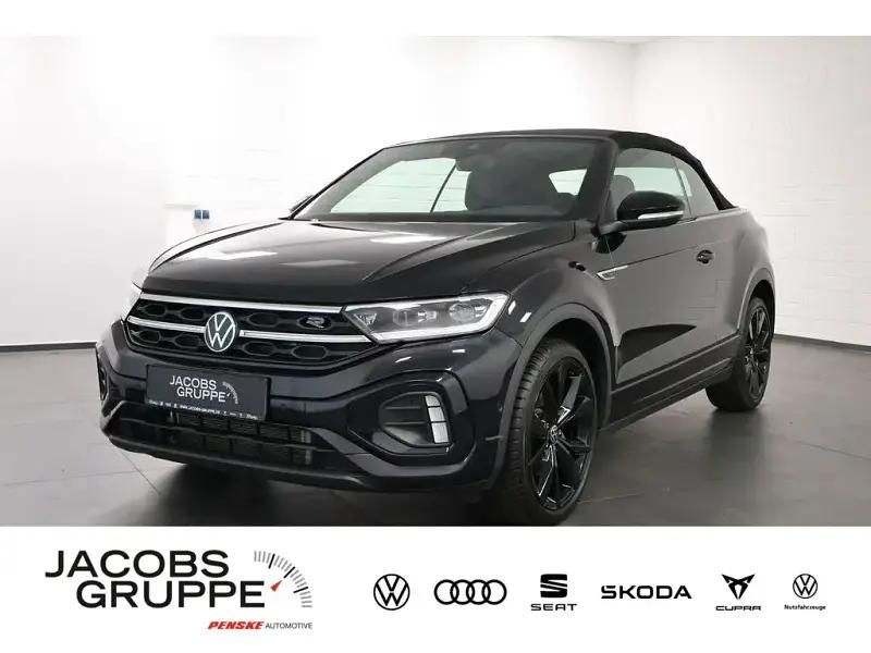 Schwarz Gebraucht 2024 VW T-Roc Cabriolet Style Cabrio | 37.879 € (Teuer) - Bild 1/4