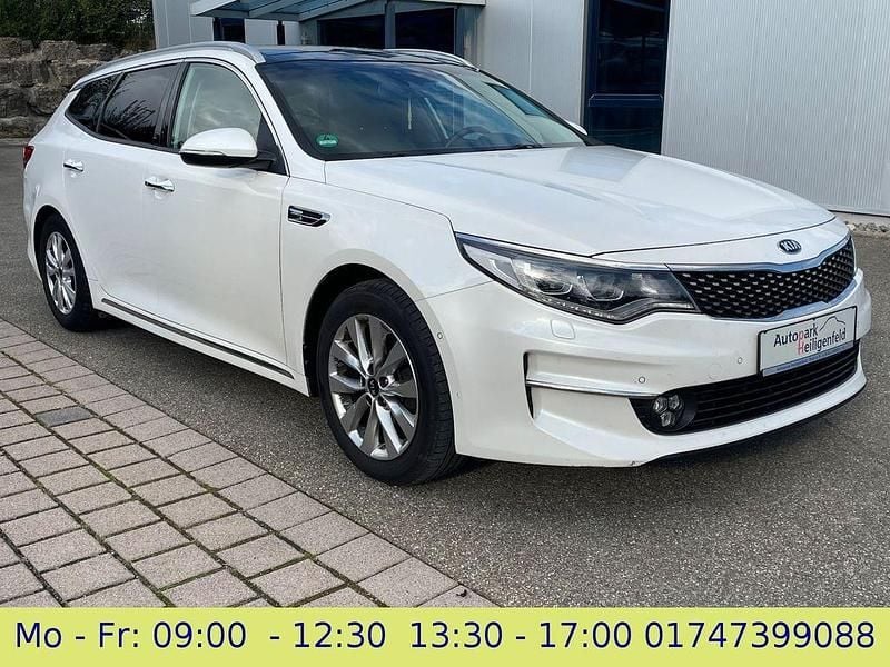 Weiß Gebraucht 2017 Kia Optima Kombi | 7.499 € (Fairer Preis) - Bild 1/4