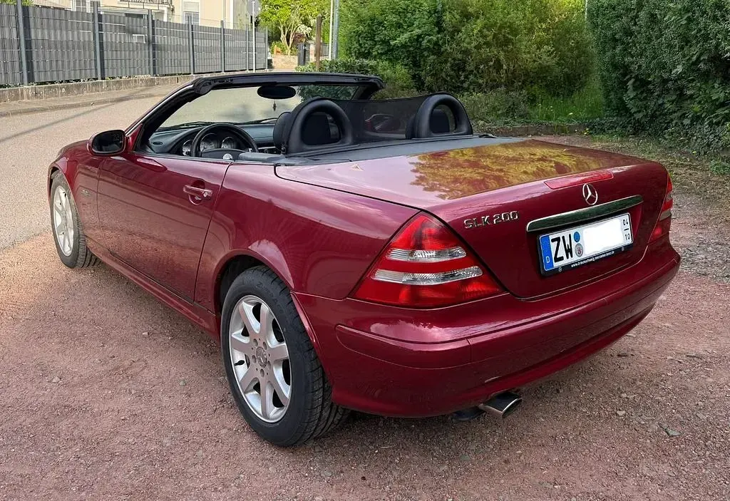 Gebraucht Mercedes SLK200 Edition 163 PS (119 kW) 2003 Rot Cabrio