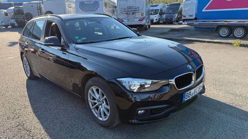 Schwarz Gebraucht 2016 BMW 318 Advantage Kombi | 12.999 € (Fairer Preis) - Bild 1/4