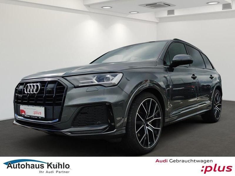 Grau Gebraucht 2022 Audi Q7 S-Line SUV | 56.890 € (Teuer) - Bild 1/4