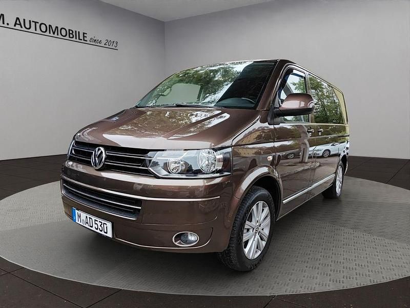 Braun Gebraucht 2014 VW Multivan Highline Van | 23.990 € (Guter Preis) - Bild 1/4