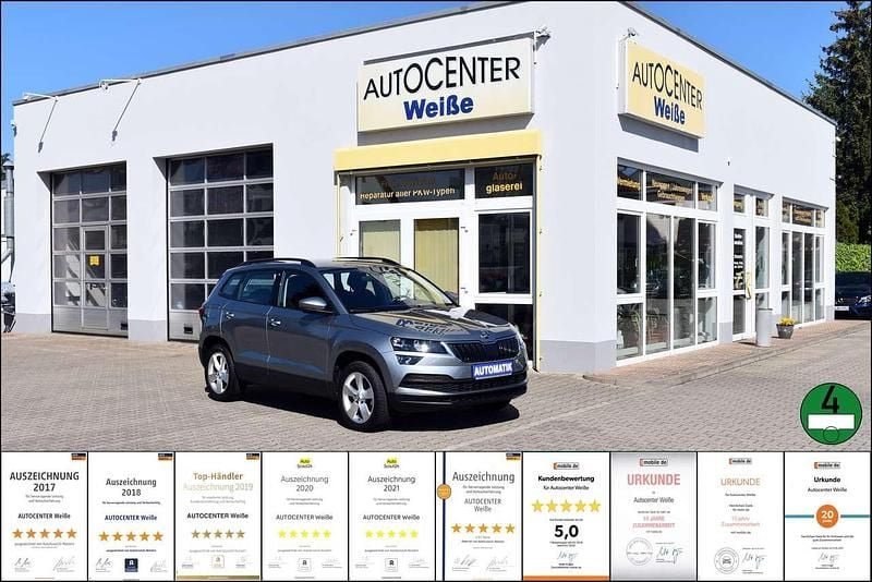 Business grau metallic Gebraucht 2019 Skoda Karoq Ambition SUV | 21.480 € (Guter Preis) - Bild 1/4