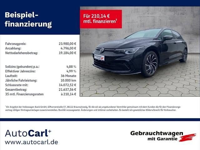 Deep black perleffekt Gebraucht 2021 VW Golf VIII R-line Limousine | 23.980 € (Fairer Preis) - Bild 1/4