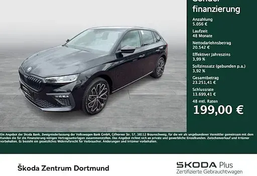 Gebraucht Skoda Scala Tour 150 PS (110 kW) 2025 Schwarz Kleinwagen
