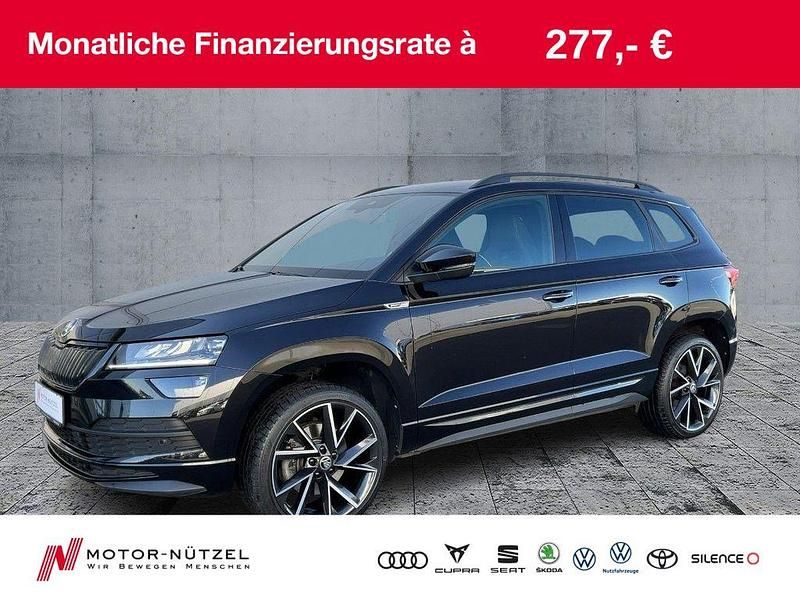 Schwarzmagic perleffekt Gebraucht 2021 Skoda Karoq SportLine SUV | 26.590 € (Fairer Preis) - Bild 1/4