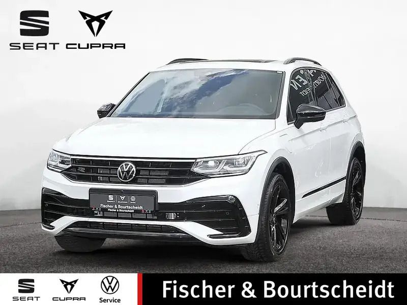 Weiss Gebraucht 2021 VW Tiguan R-line SUV | 37.980 € (Etwas zu teuer) - Bild 1/4