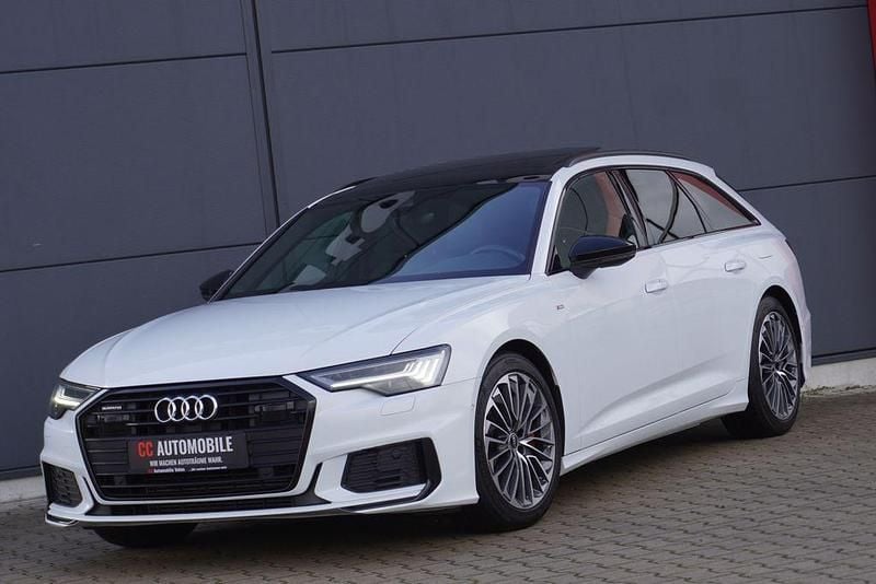Gebraucht Audi A6 S-Line 367 PS (269 kW) 2021 Gletscherweiß metallic Kombi