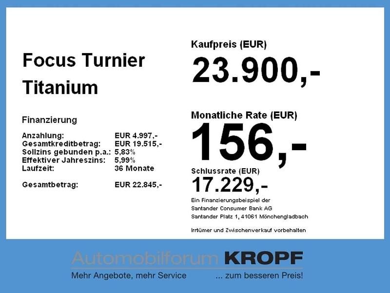 Gebraucht Ford Focus Titanium 155 PS (114 kW) 2024 Obsidianschwarz metallic Kombi