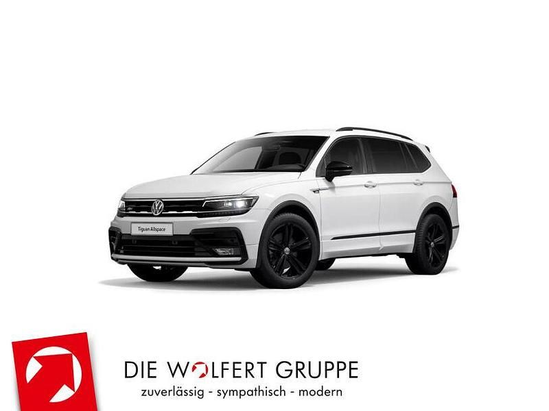 Pure white Gebraucht 2021 VW Tiguan Allspace Highline SUV | 34.350 € (Superpreis) - Bild 1/4