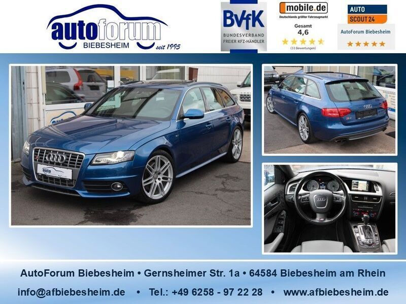 Blau Gebraucht 2010 Audi S4 Comfort Kombi | 17.999 € - Bild 1/4