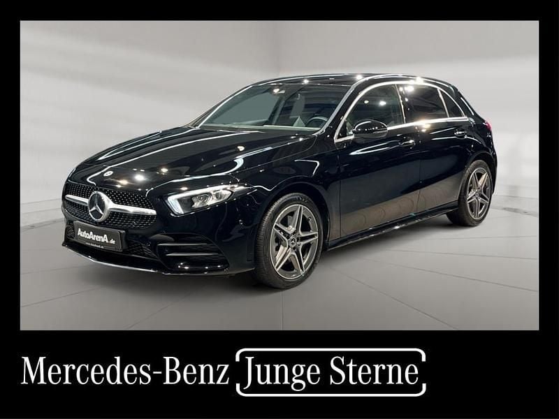 Unilack nachtschwarz Gebraucht 2021 Mercedes A250 AMG Limousine | 24.850 € (Superpreis) - Bild 1/4