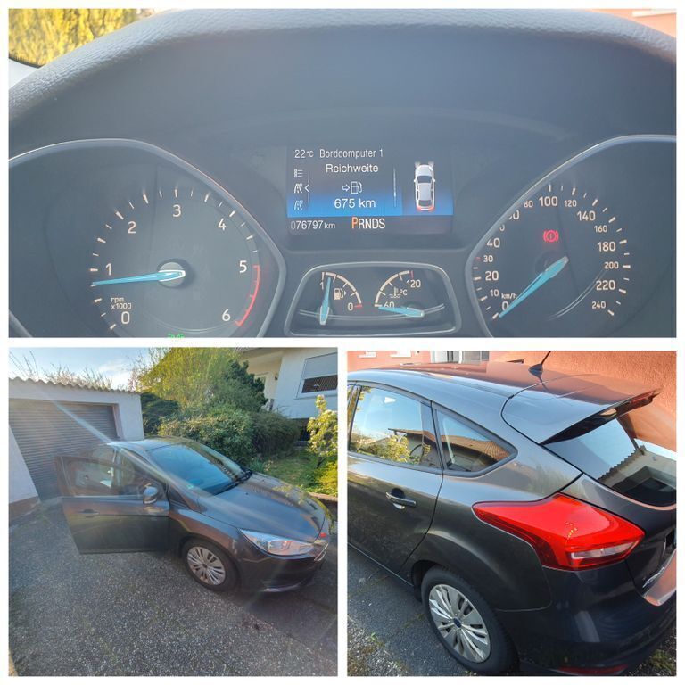 Grau Gebraucht 2016 Ford Focus Trend Limousine | 9.400 € (Guter Preis) - Bild 1/3