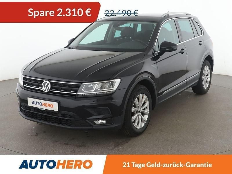 Deep black Gebraucht 2019 VW Tiguan Comfortline SUV | 19.600 € (Superpreis) - Bild 1/3