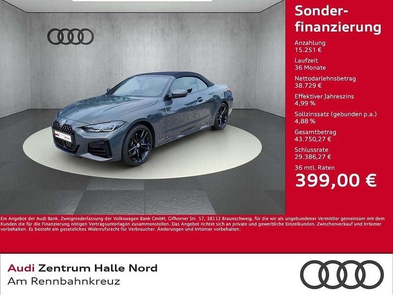 Dravitgrau metallic Gebraucht 2022 BMW M4 Cabriolet Cabrio | 53.980 € (Guter Preis) - Bild 1/4