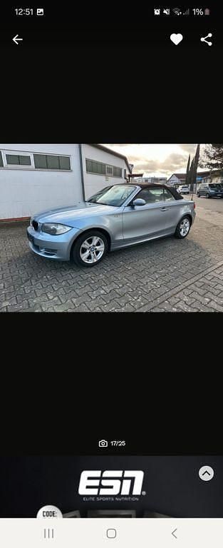 Blau Gebraucht 2009 BMW 118 Cabriolet Cabrio | 6.000 € (Superpreis) - Bild 1/4