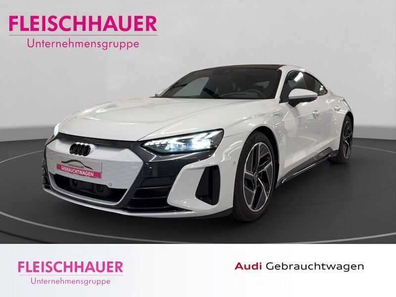 Weiss Gebraucht 2022 Audi e-tron GT quattro Ambiente Limousine | 49.980 € - Bild 1/4