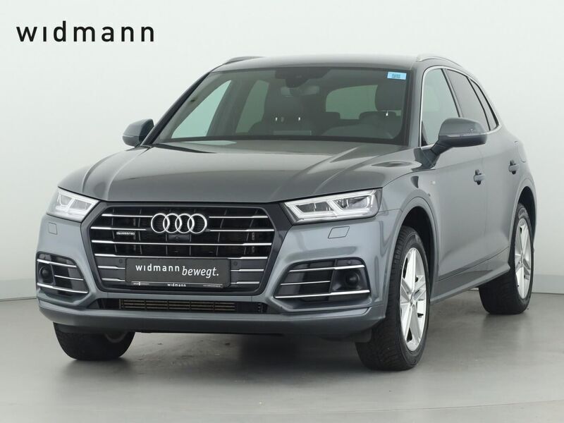 Monsungrau metallic Gebraucht 2020 Audi Q5 S-Line SUV | 28.850 € (Superpreis) - Bild 1/4