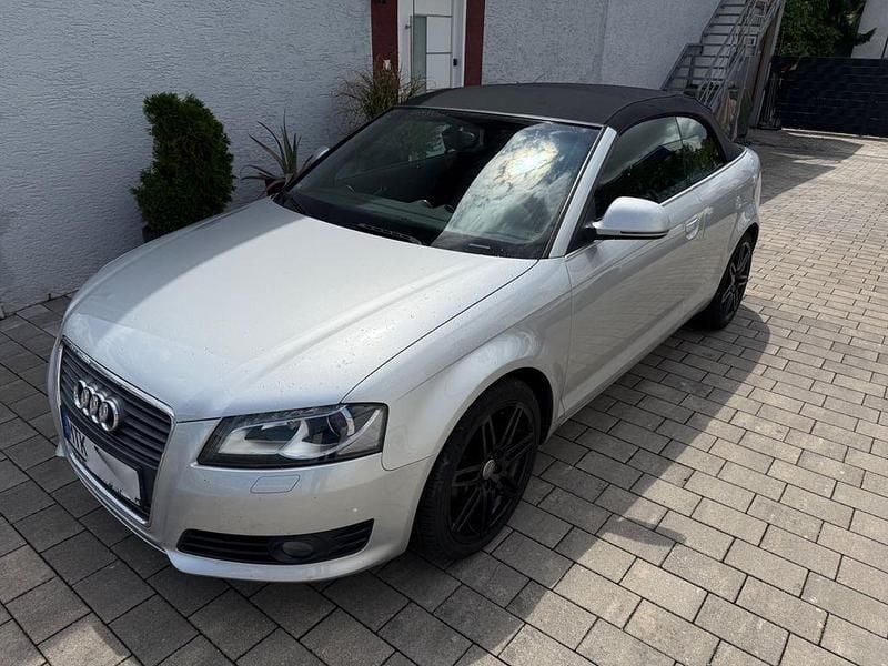 Silber Gebraucht 2008 Audi A3 Cabriolet S-Line Cabrio | 8.490 € (Guter Preis) - Bild 1/4