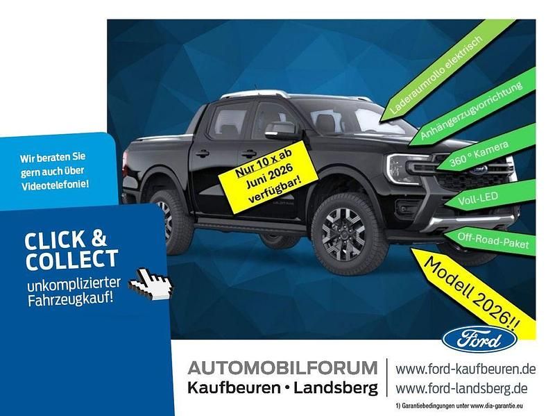Neu Ford Ranger Wildtrack 281 PS (206 kW) 2026 Agate black Pickup