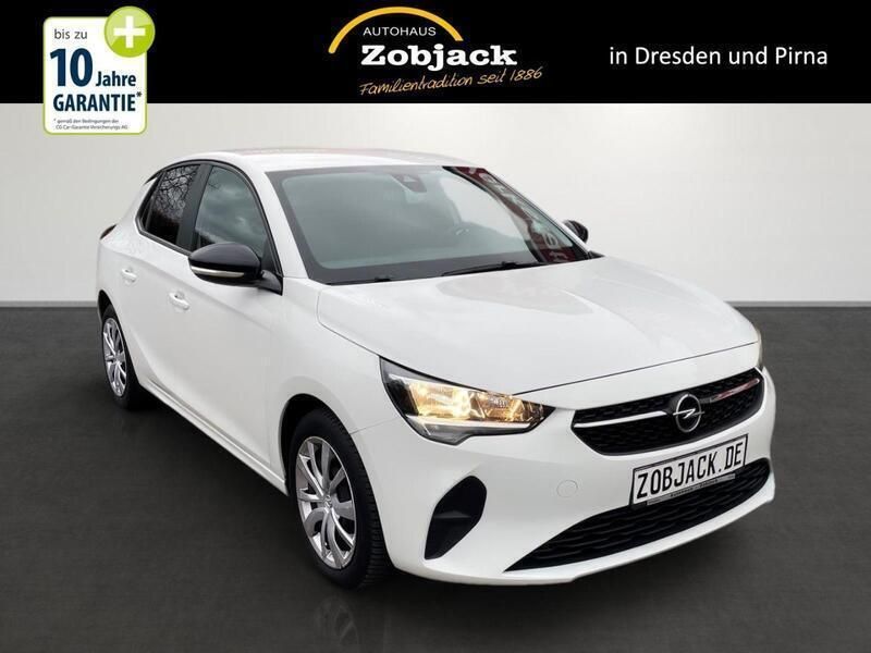Gebraucht Opel Corsa Edition 101 PS (74 kW) 2021 Jade weiss/arktis weiss Kleinwagen