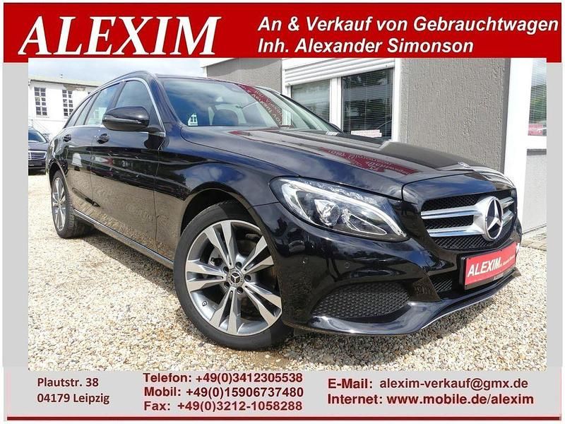 Schwarz Gebraucht 2018 Mercedes C200 Avantgarde Limousine | 18.999 € (Fairer Preis) - Bild 1/4