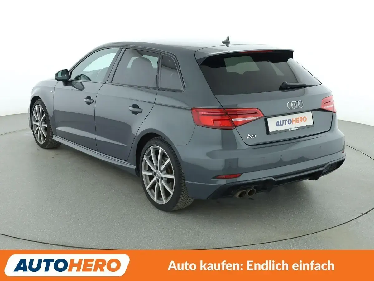 Brugt Audi A3 S-Line 150 HK (110 kW) 2018 Grå Sedan
