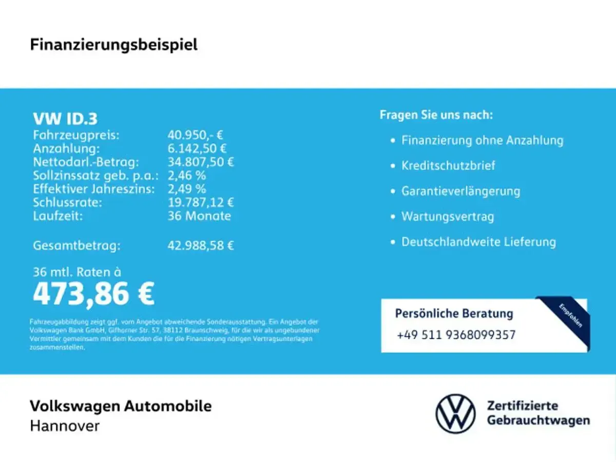 Gebraucht VW ID.3 GTX 210 kW (286 PS) 2025 Silber Kleinwagen