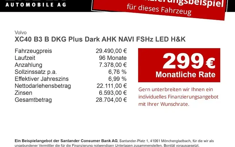 Gebraucht Volvo XC40 Plus 190 PS (139 kW) 2022 Blau SUV