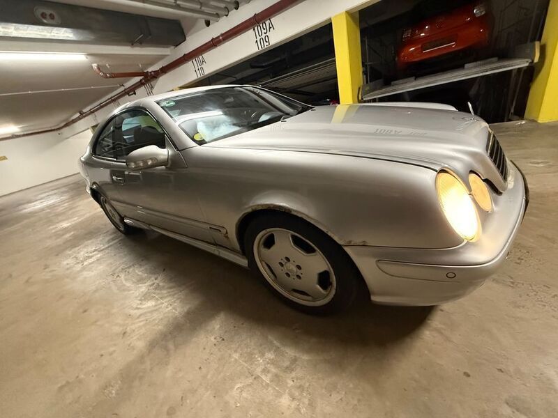 Silber Gebraucht 2003 Mercedes CLK230 AMG Coupé | 2.350 € (Superpreis) - Bild 1/4