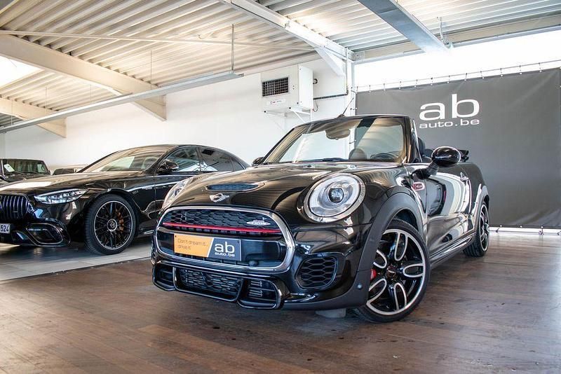 Schwarz Gebraucht 2018 Mini John Cooper Works Cabriolet Cabrio | 27.490 € (Fairer Preis) - Bild 1/4