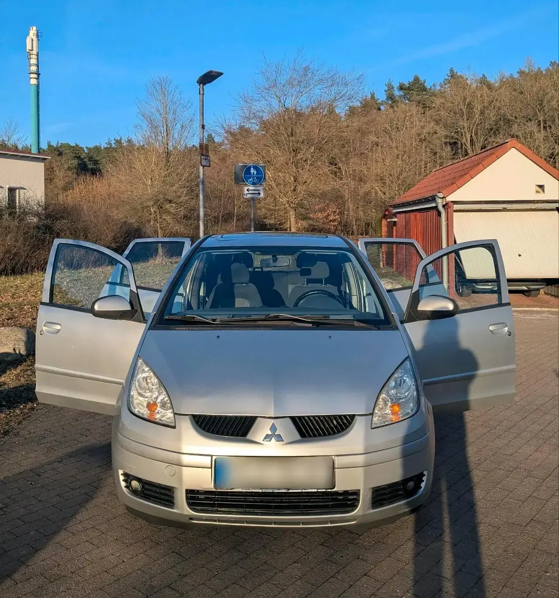 Gebraucht Mitsubishi Colt 75 PS (55 kW) 2007 Silber Kleinwagen