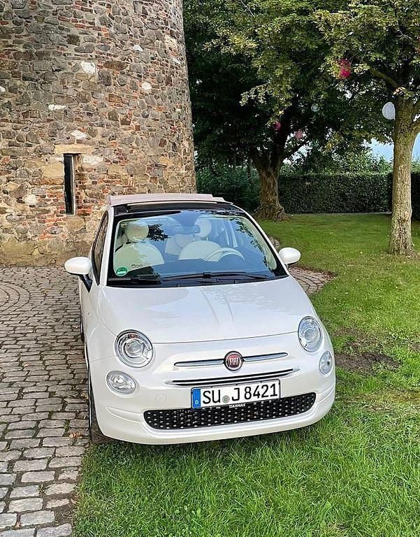 Weiß Gebraucht 2018 Fiat 500C Lounge Cabrio | 9.200 € (Fairer Preis) - Bild 1/4
